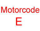 Código del motor E