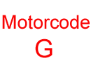 Código de motor G
