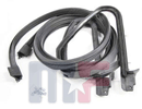 Roof Side Rail Weatherstrips (2) Ford Mustang 69-70 Fastback