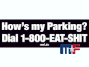 Decal "How´s my Parking ?"