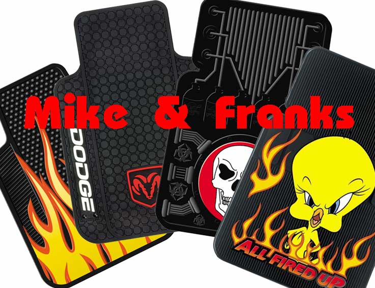 Floor mats universal rubber fron