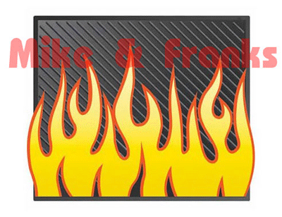 106401 Plasticolor Utility Mat \"Flames\"