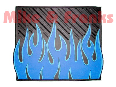 106402 Plasticolor Universalgummifußmatte hinten "Blue Flames"