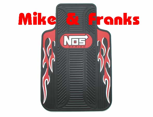 130504 Rubber floor mats "NOS & flames"