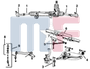 Bras suspension supérieur (# 5) Ram 1500 Pickup 02-05 ALUMINIUM