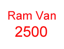 Ram Van 2500