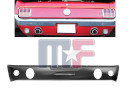 Rear panel Mustang 64-66 with lamps and exhaust