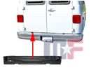 Lower inner rear door repair panel G-Van 71-95 left