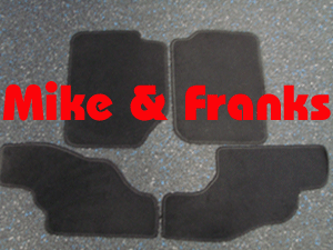 Velours alfombras delantero y trasero Wrangler 97-06 negro