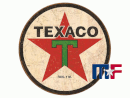 Placa metálica Vintage Texaco 11.75" (ca. 29.8cm)