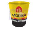 Trash can vintage aluminum "Mopar Parts And Accessories"