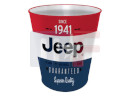 Poubelle vintage en aluminium "American Jeep"