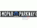 Tin/Metal Sign Mopar Parkway 20" x 3.4" (ca. 50.8cm x 8.6cm)