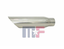 Stainless Steel Tip 3" OD* (76,2mm) Exit 4" (101,6mm) 400mm leng