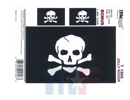 Trimbrite Autocollants Jolly Roger Flag