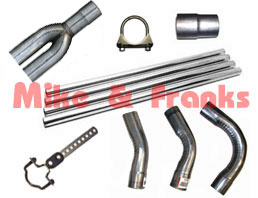 Pipes, elbows, adapters, clamps