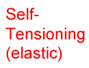 Self-Tensioning Elastic