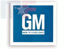 Autocollant GM \"Marque d\'excellence\" 1968-1972