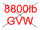 without 8800 GVW