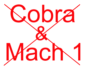 no SVT Cobra/Mach 1