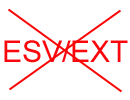 not ESV/EXT